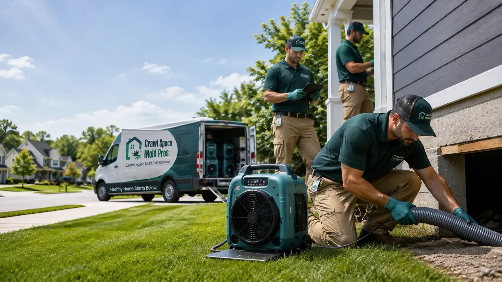 Crawl Space Mold Removal in Elwood, KS